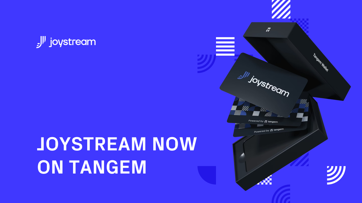 Limited Edition Tangem Joystream Hardware Wallet Sale Is Now Live