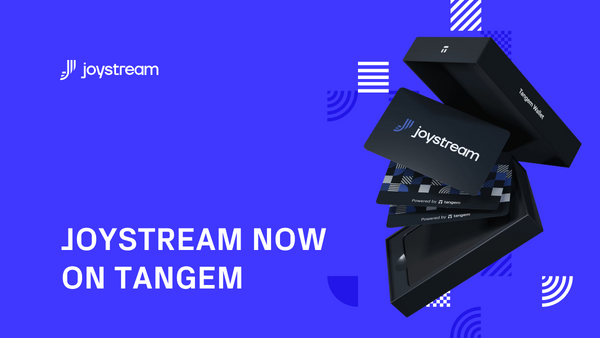 Limited Edition Tangem - Joystream Hardware Wallet Sale is Now Live!